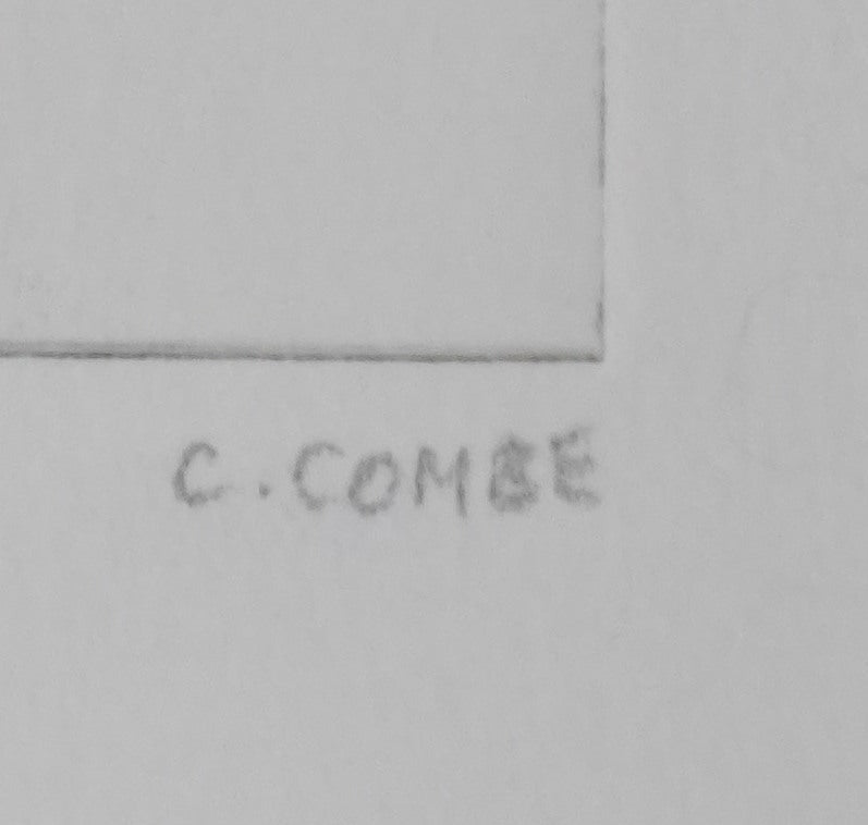 Camille COMBE : Doux fleurantes, Gravure originale signée