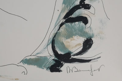 Alain BONNEFOIT : Sensualité féminine, Lithographie originale signée