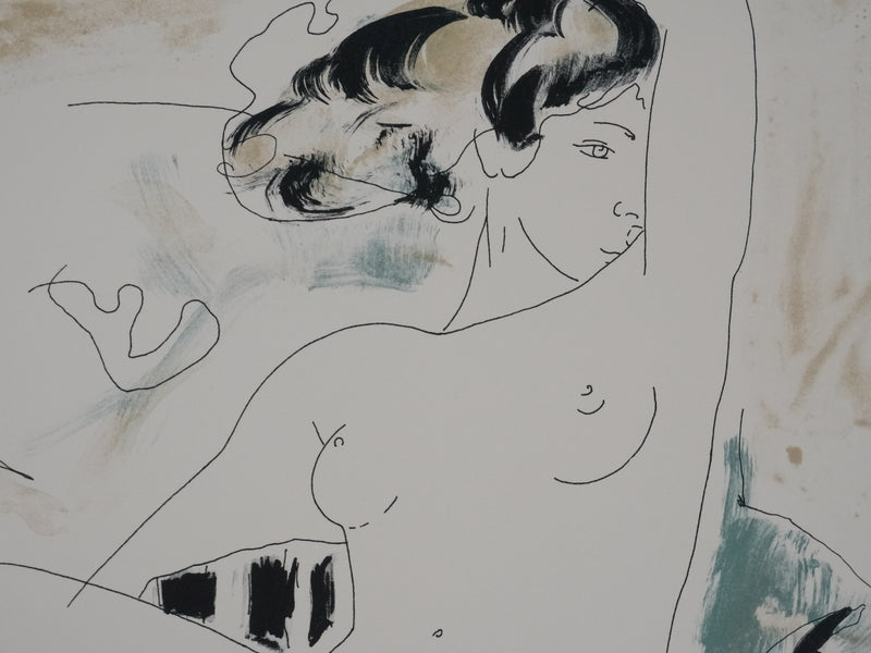 Alain BONNEFOIT : Sensualité féminine, Lithographie originale signée