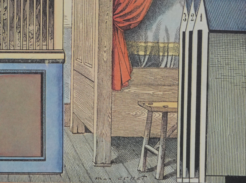 Max ERNST : La chambre des animaux, Lithographie signée