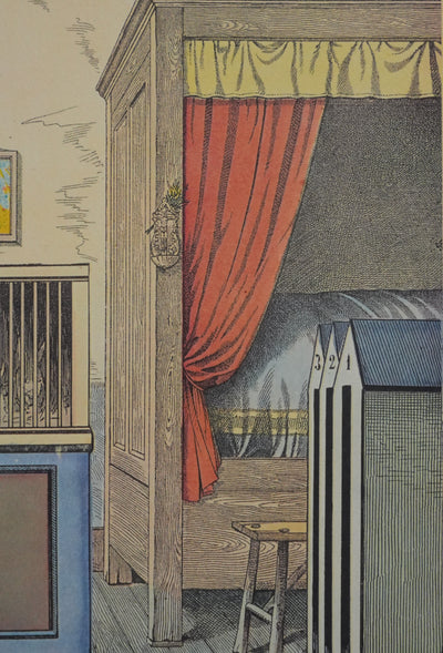 Max ERNST : La chambre des animaux, Lithographie signée