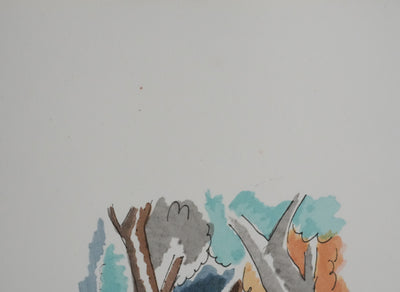 Adolphe FEDER : Deux nus, Lithographie originale signée