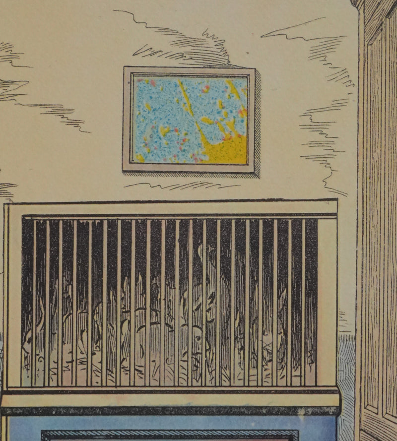 Max ERNST : La chambre des animaux, Lithographie signée