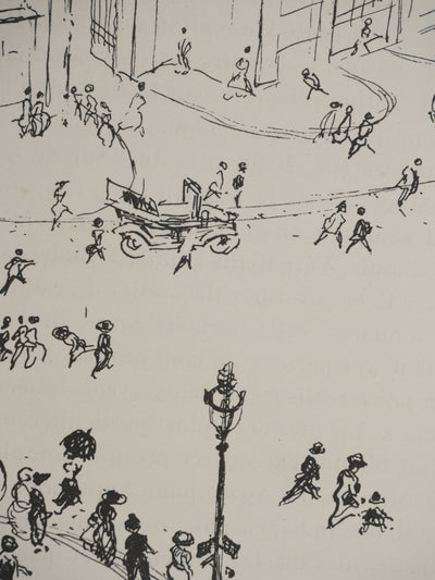 Albert VARADI : Derrière l'Opéra, Gravure originale signée