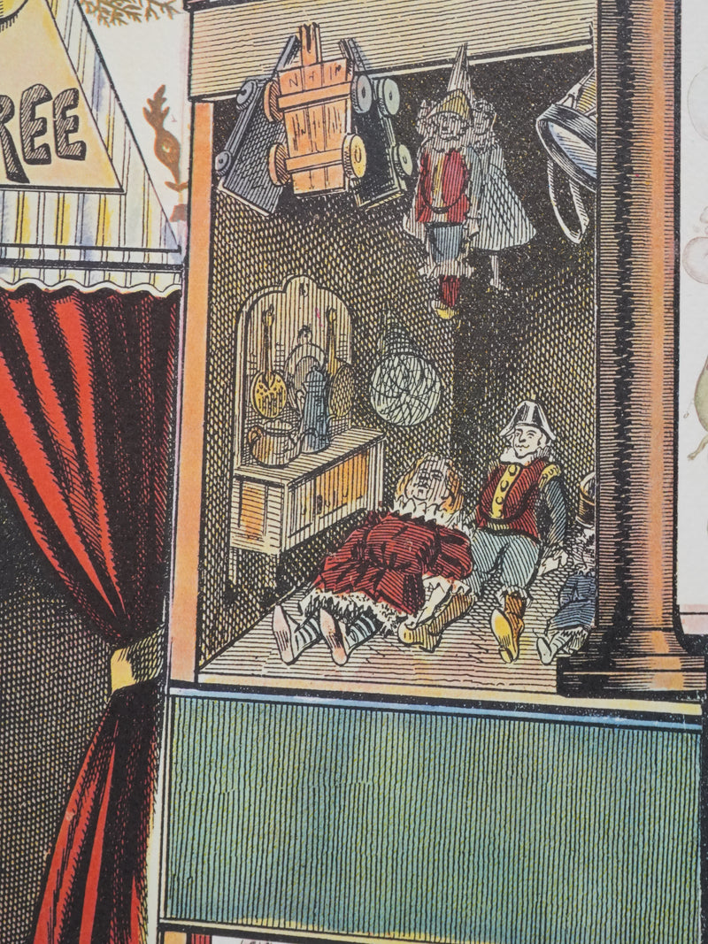 Max ERNST : La foire de Neuilly, Lithographie signée