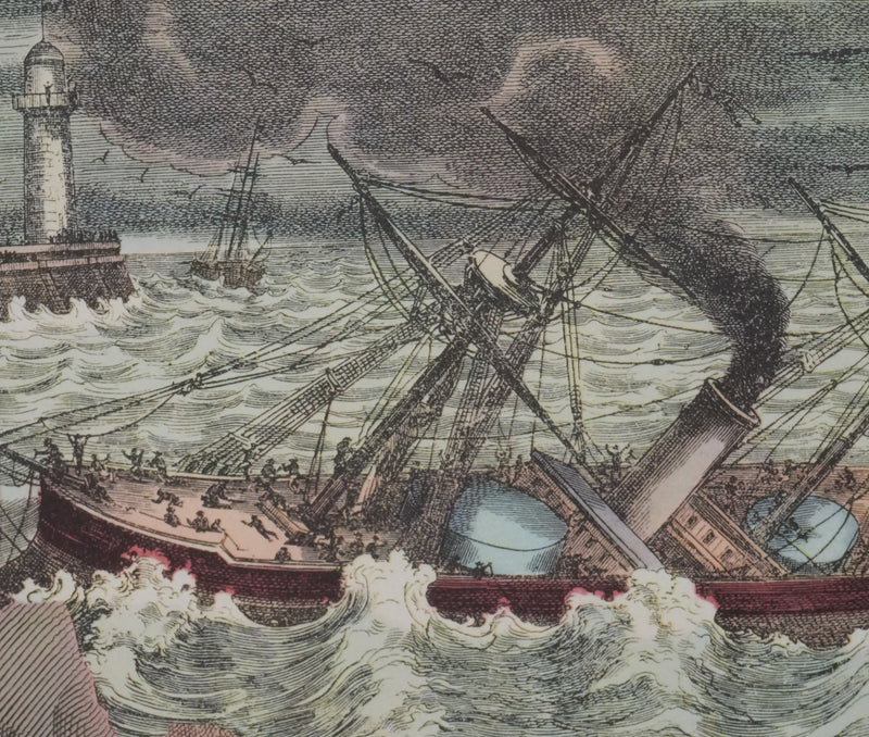 Max ERNST : La tempête en mer, Lithographie signée