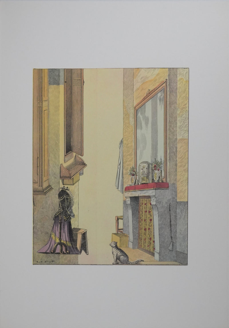 Max ERNST : Le décors du quotidien, Lithographie signée