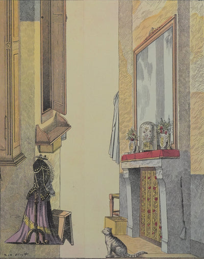 Max ERNST : Le décors du quotidien, Lithographie signée