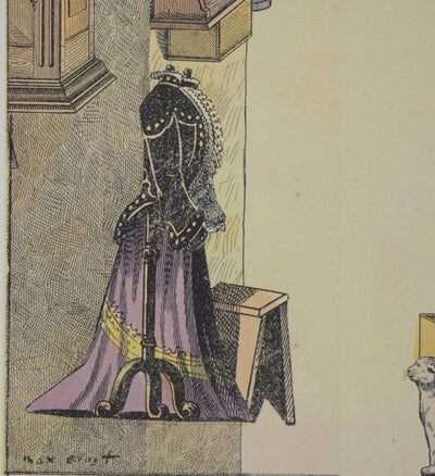 Max ERNST : Le décors du quotidien, Lithographie signée