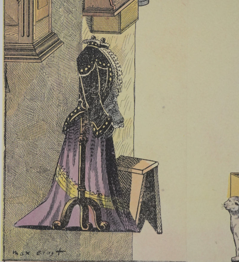 Max ERNST : Le décors du quotidien, Lithographie signée