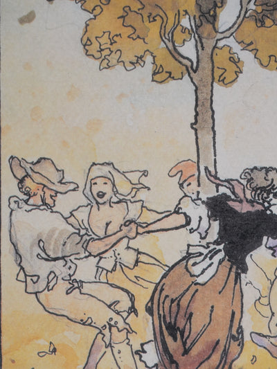 Milo MANARA : Danse phrygienne, Lithographie originale signée