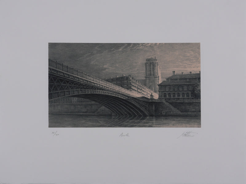 Jean Michel MATHIEUX-MARIE : Paris, Pont de l&