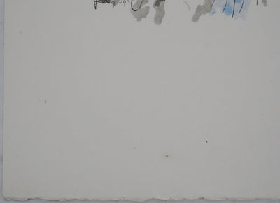 Adolphe FEDER : Nuit de l'Enfer, Lithographie originale signée