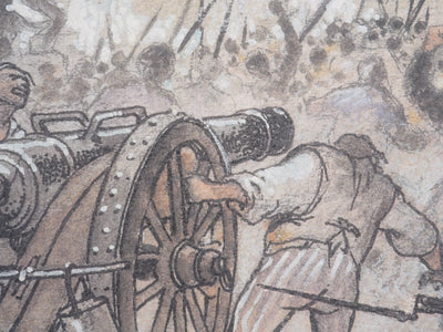 Milo MANARA : La prise de la Bastille, Lithographie originale signée