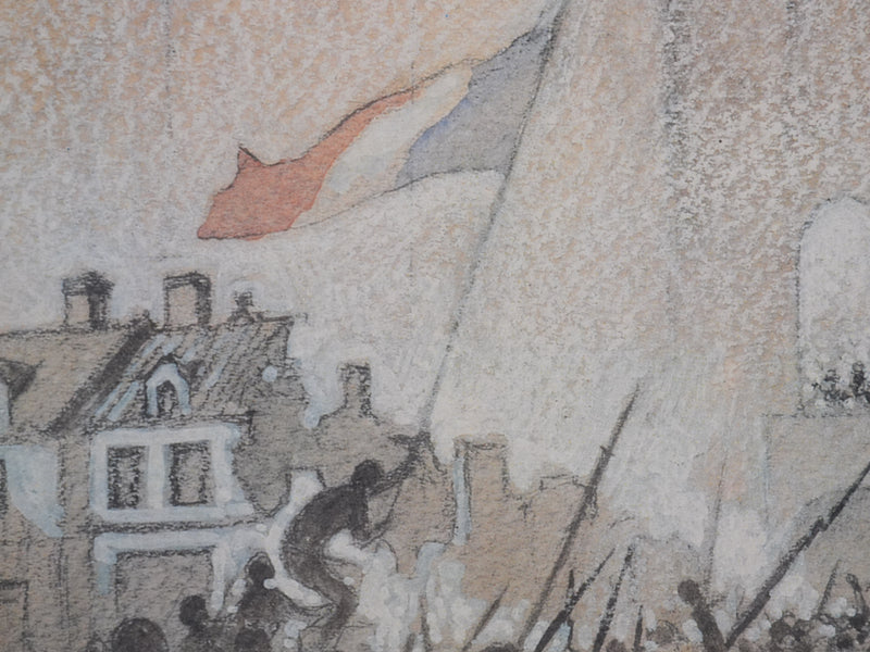 Milo MANARA : La prise de la Bastille, Lithographie originale signée