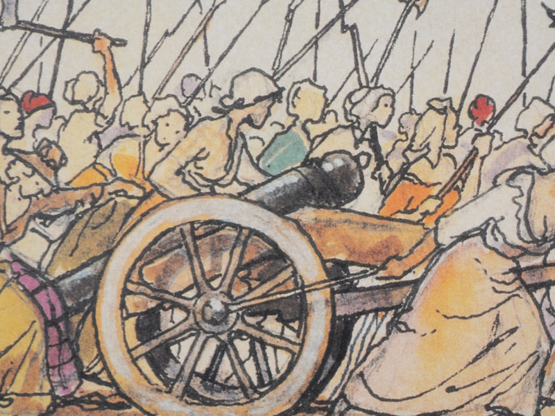 Milo MANARA : Révolution populaire, Lithographie originale signée