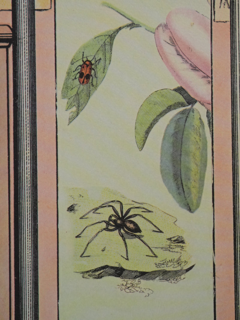 Max ERNST : Le chemin de fer et vue sur la mer, Lithographie signée