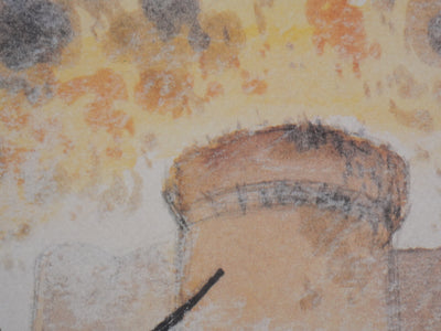 Milo MANARA : L'incendie, Lithographie originale signée