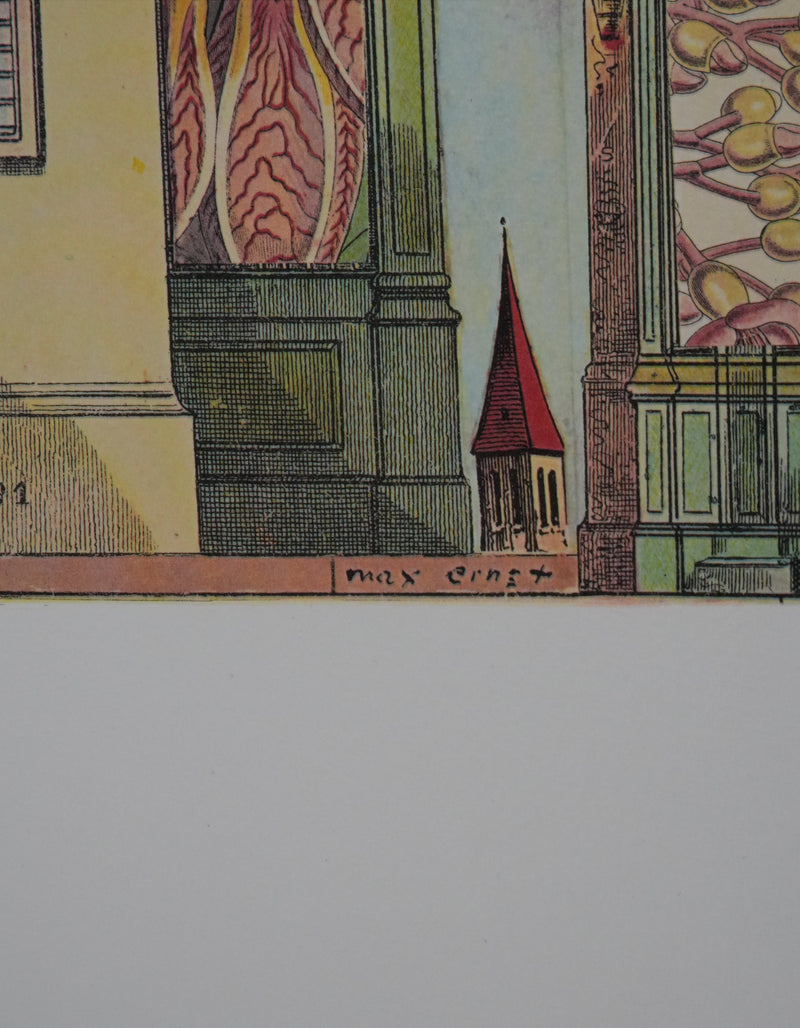 Max ERNST : Petits commerces surréalistes, Lithographie signée