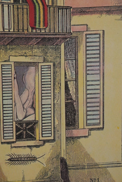 Max ERNST : Petits commerces surréalistes, Lithographie signée