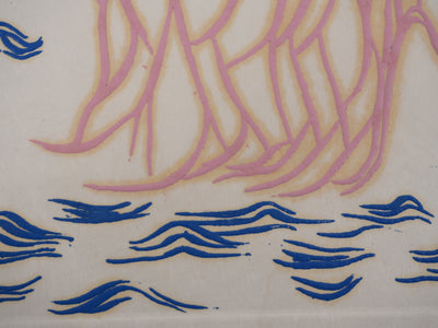 Jacques HEROLD : Mère Nature (fond blanc), Gravure originale signée
