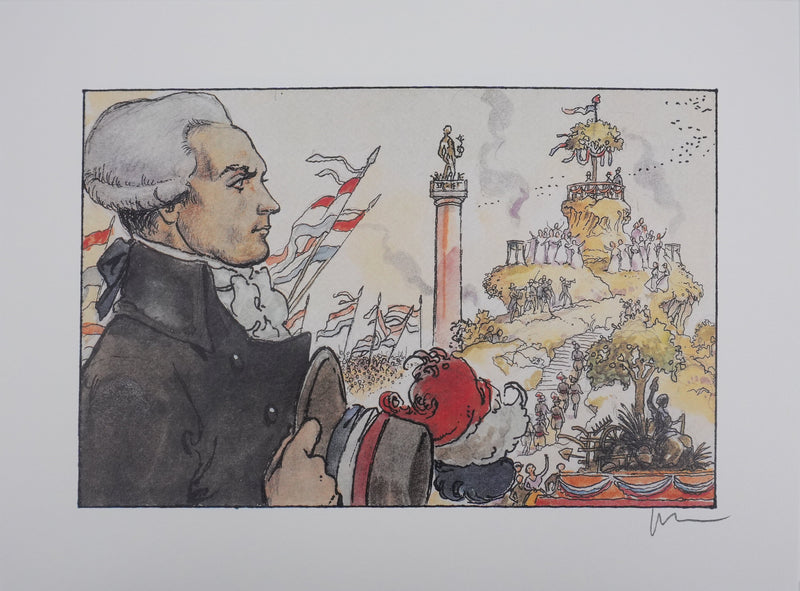 Milo MANARA : La victoire, Lithographie originale signée