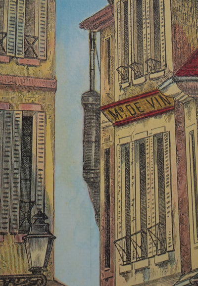 Max ERNST : Petits commerces surréalistes, Lithographie signée