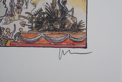 Milo MANARA : La victoire, Lithographie originale signée