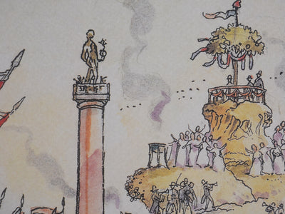 Milo MANARA : La victoire, Lithographie originale signée