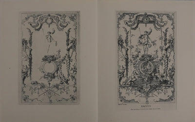 Claude GUILLOT : Baccus à la grappe, Phototypie signée
