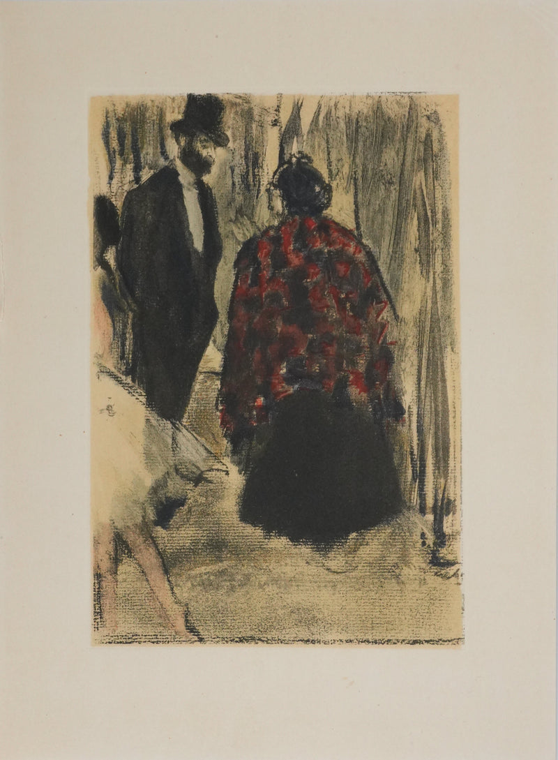 Edgar DEGAS : La directrice du ballet, Lithographie