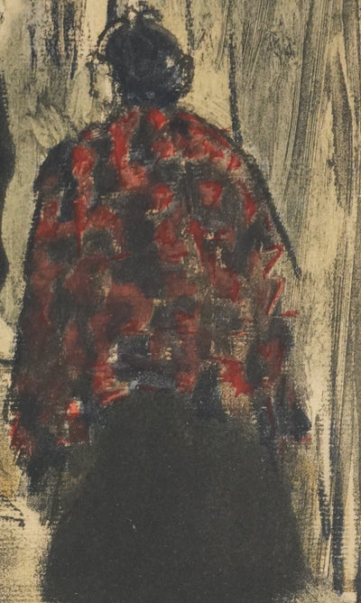 Edgar DEGAS : La directrice du ballet, Lithographie