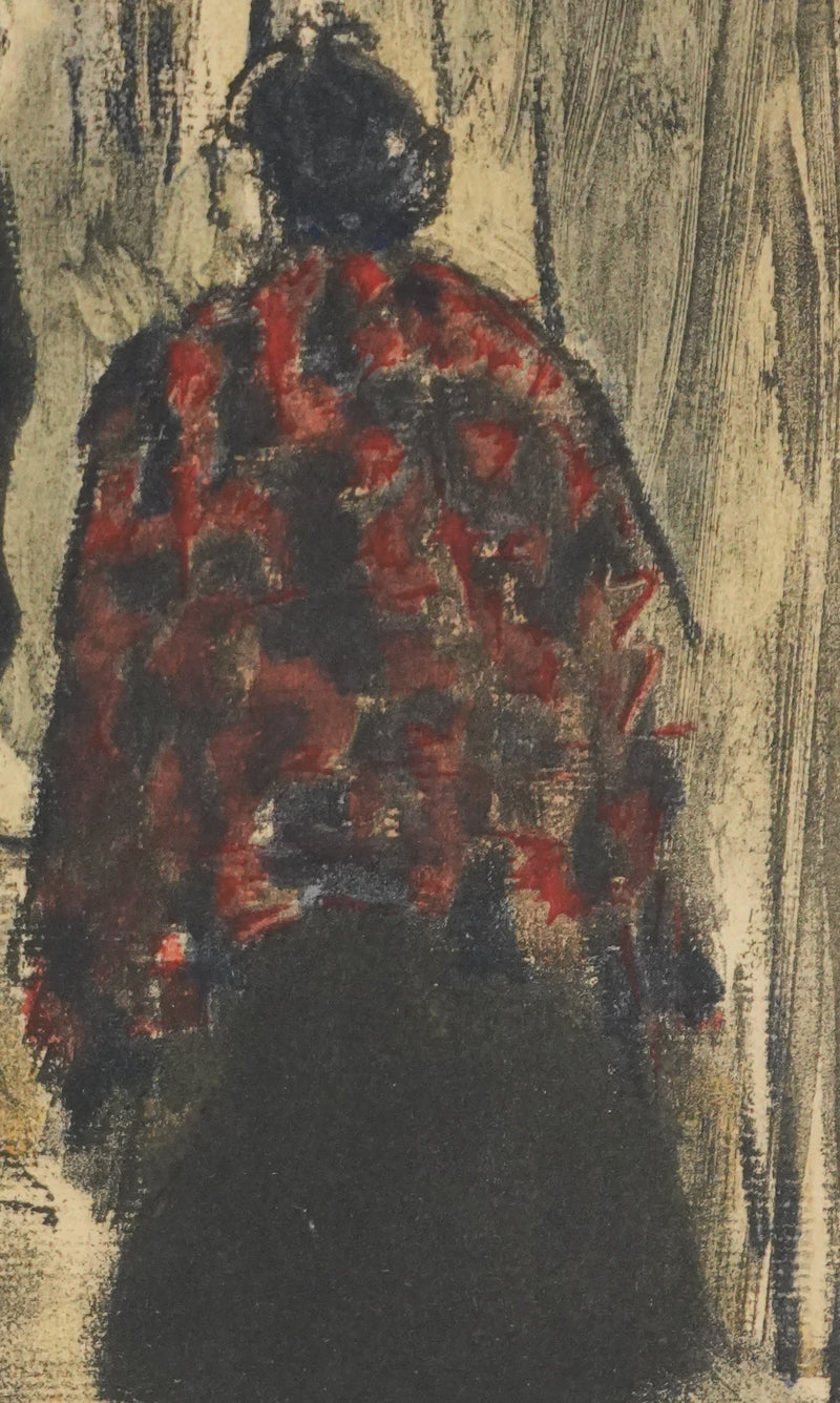 Edgar DEGAS : La directrice du ballet, Lithographie