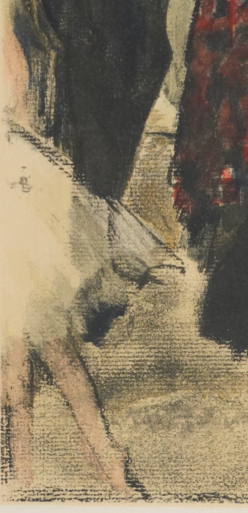 Edgar DEGAS : La directrice du ballet, Lithographie