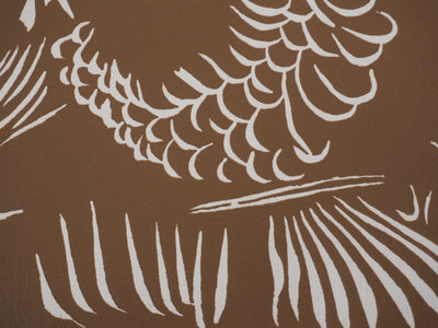 Jacques HEROLD : Composition florale abstraite (monochrome), Gravure originale signée