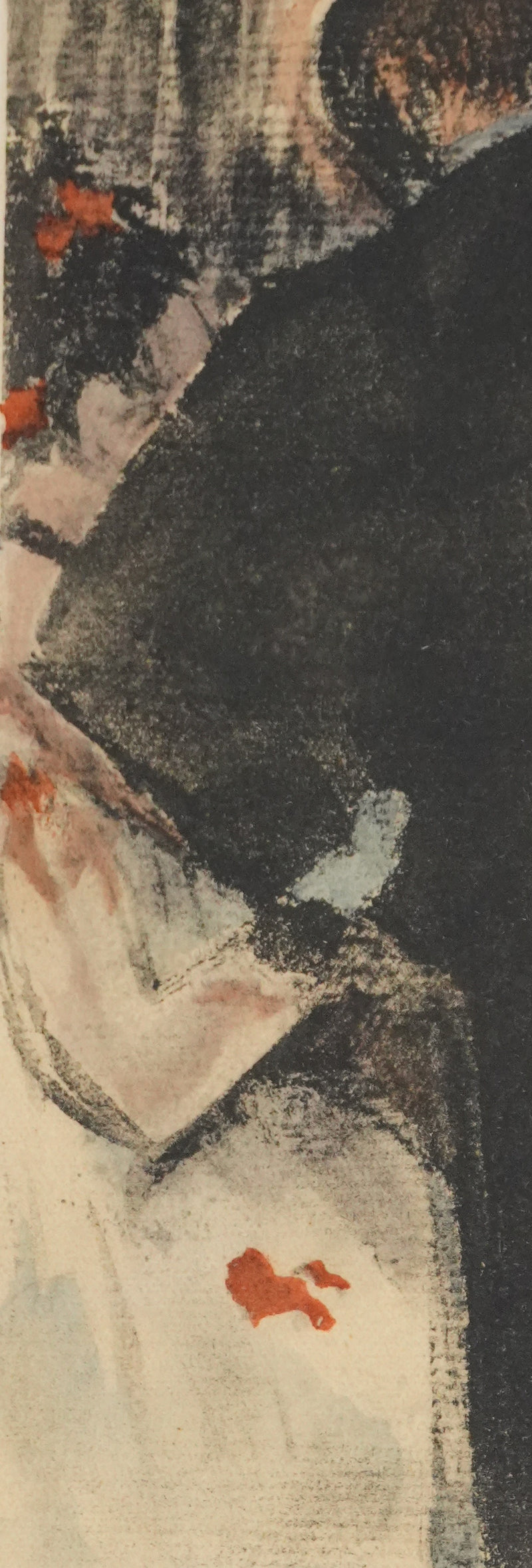 Edgar DEGAS : Le bourgeois de dos, Lithographie