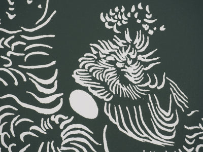 Jacques HEROLD : Nature au clair de lune (monochrome), Gravure originale signée