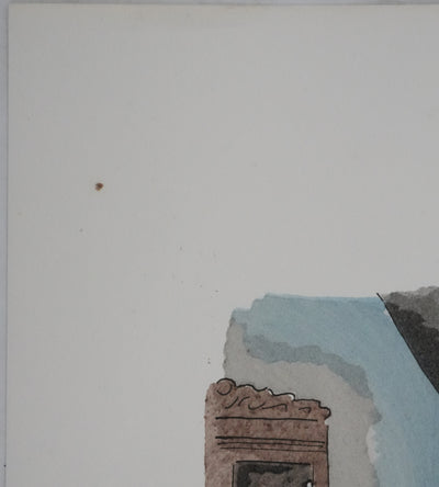 Adolphe FEDER : Le sage, Lithographie originale signée