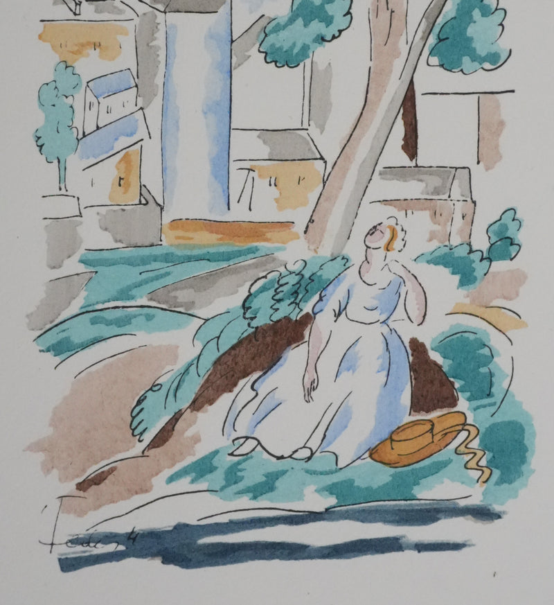 Adolphe FEDER : Repos sous l&