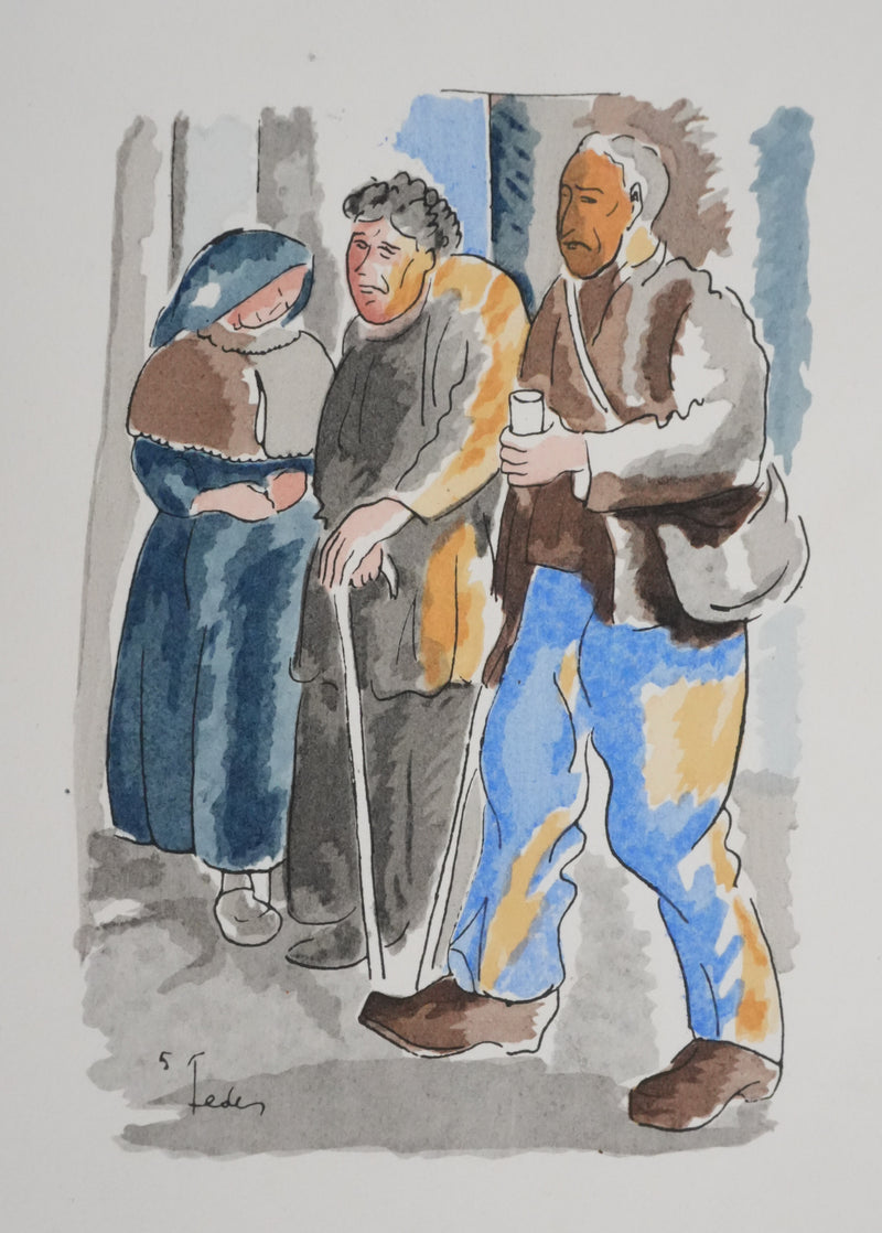 Adolphe FEDER : Les pauvres à l&