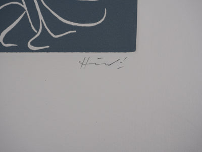 Jacques HEROLD : La transcendance du paon (monochrome), Gravure originale