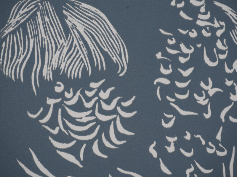 Jacques HEROLD : La transcendance du paon (monochrome), Gravure originale