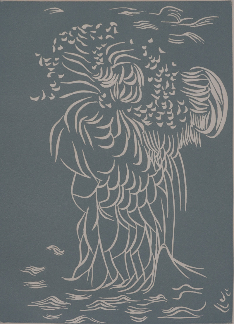 Jacques HEROLD : Mère Nature (monochrome), Gravure originale signée