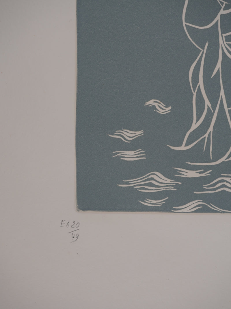 Jacques HEROLD : Mère Nature (monochrome), Gravure originale signée