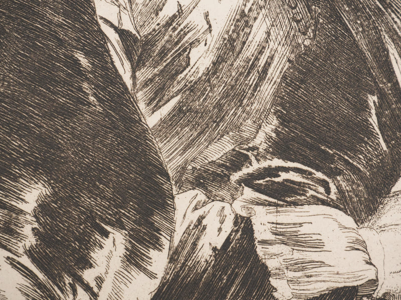 Antoine van DICK : Portrait du graveur Vosterman, Gravure