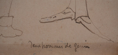 Georges MANZANA-PISSARRO : Les génies, Dessin original signé