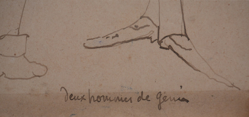 Georges MANZANA-PISSARRO : Les génies, Dessin original signé