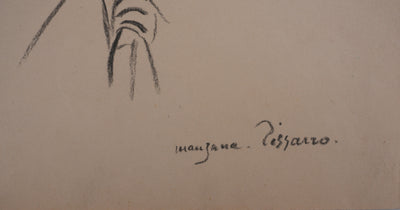 Georges MANZANA-PISSARRO : Portrait de Paul Poiret, Dessin original signé