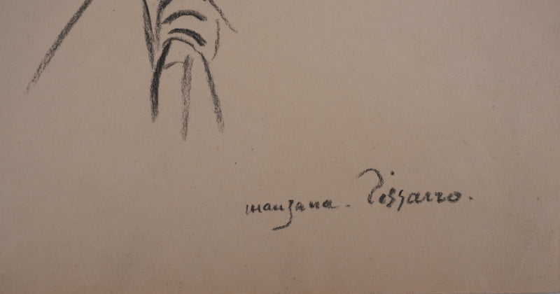 Georges MANZANA-PISSARRO : Portrait de Paul Poiret, Dessin original signé