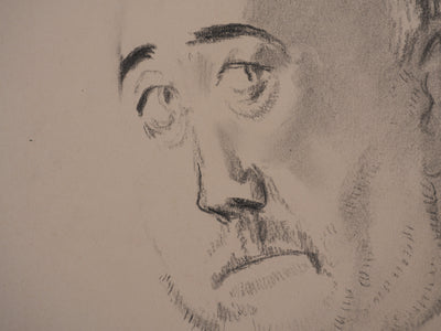 Georges MANZANA-PISSARRO : Portrait de Paul Poiret, Dessin original signé
